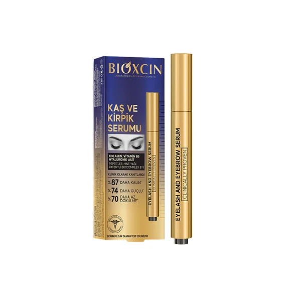 Bioxcin Hyaluronik Asit İçeren Kaş ve Kirpik Serumu 3 ml ürün görseli 1