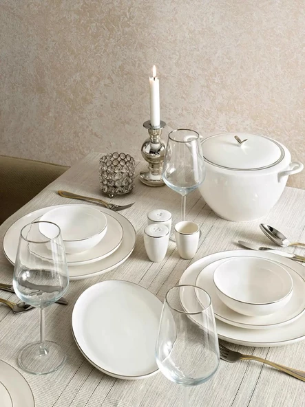 Pierre Cardin Pure Silver 60 Parça Yemek Takımı ürün görseli 1