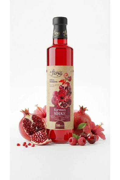 aleyna baharat Kırmızı Sirke Doğal Fermente 500 ML ürün görseli 1