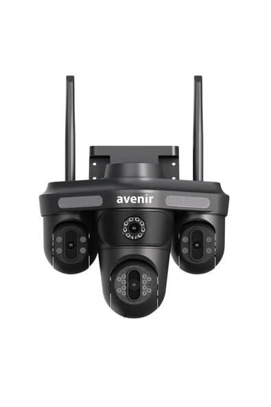 AVENİR AV-S316 4 Kameralı 16MP 3 PTZ Dönebilen Wifi Sesli Kamera KRN TEKNOLOJİ ürün görseli 1