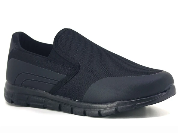 Makosen Triko Bağcıksız Erkek Günlük Ayakkabı, Siyah, Slip-On Stil Tarz2155 ürün görseli 1