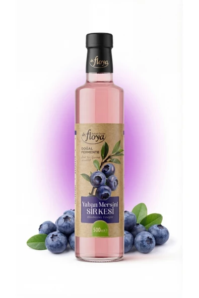 Dr. Floya Yaban Mersini Sirkesi 500 ML BLUEBERRY VINEGAR ürün görseli 1