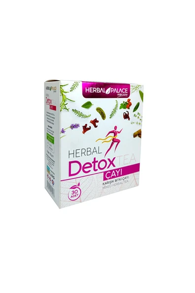 Herbal Palace Detox Çayı & 30 Günlük Kullanım & %100 Bitkisel Karışım ürün görseli 1