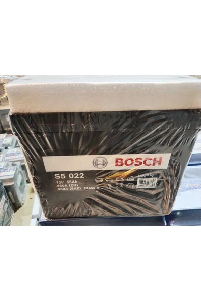 Bosch AKÜ 12V 55 AH AMPER 460 A (EN) 2025 ESKİ AKÜ İADESİZ ürün görseli 1