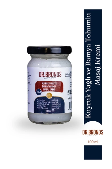 Dr.Bronos Kuyruk Yağlı ve Bamya Tohumlu Masaj Kremi 100 ml ürün görseli 1