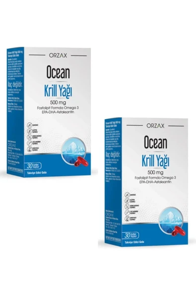 Ocean Krill Oil 500 Mg 30 Kapsül X2 ürün görseli 1