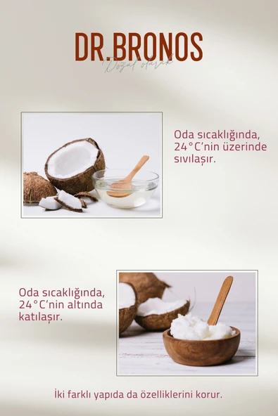 Dr.Bronos Hindistan Cevizi Yağı 210 ml - Resim 3