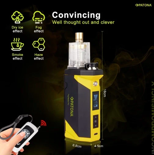 PATONA 4270 Fog Master Pro Set Taşınabilir sis Makinesi Aksesuarları ve Çantası Dahil ürün görseli 1