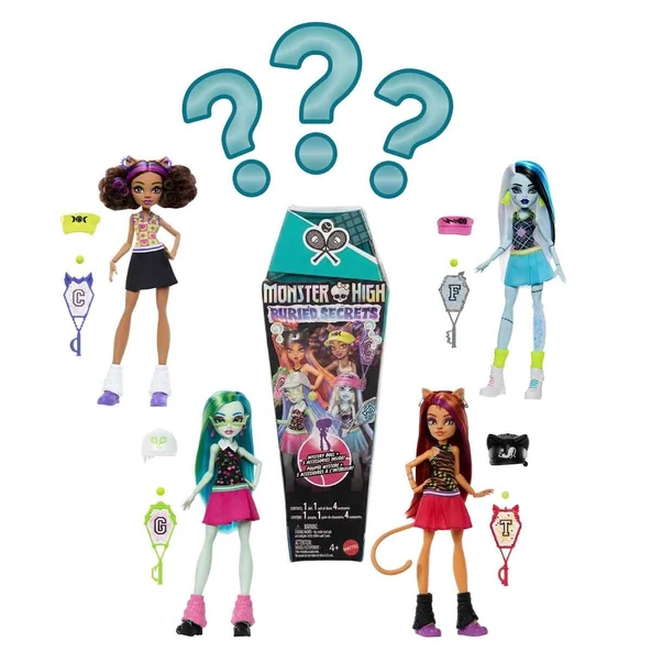 Monster High Gizemli Sırlar Havalı Pijama Partisi Sürpriz Paket HYV64 ürün görseli 1