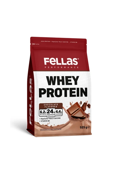 Whey Protein Tozu Çikolata Aromalı (525 g) x 4 Adet ürün görseli 1