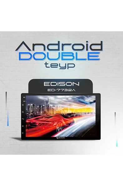 Edison ED-7732A 7 İnç 2+32GB İps Ekranlı Android Multimedya - Resim 2