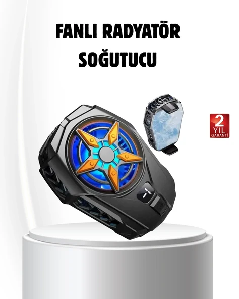 Oyun Telefonu Soğutucu Fan – Sessiz ve Kompakt Mobil Soğutma Cihazı ürün görseli 1