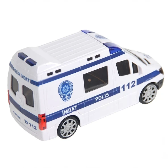 112 Polis İmdat 3D Işıklı Sesli Polis Aracı - Resim 3