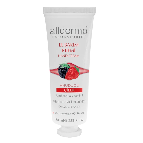 Alldermo El Bakım Krem Ahududu ve Çilek 30 ml ürün görseli 1