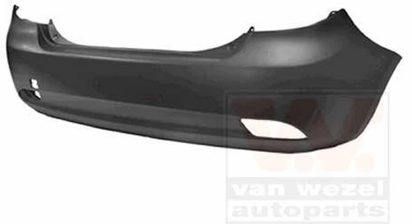 Kia Ceed 2008-2009 Arka Tampon Siyah (Sensör Deliksiz Tyg) (Adet) (Oem No:866111H000) ürün görseli 1