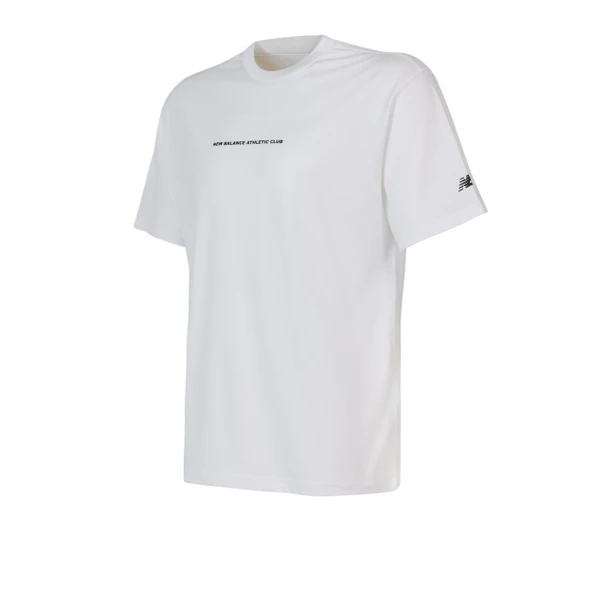 New Balance   NB Lifestyle Men Tshirt Erkek Beyaz T-Shirt - MNT1648 ürün görseli 1