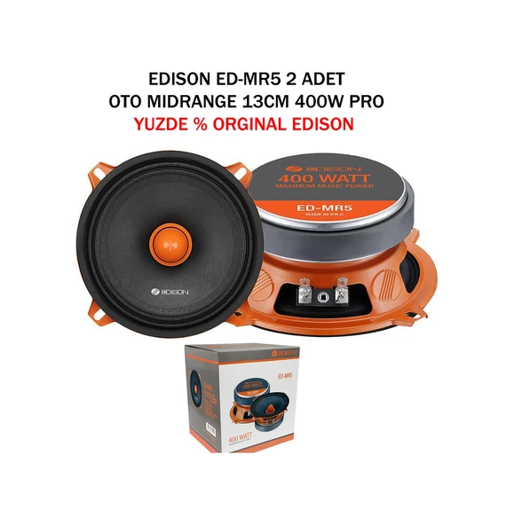 Edison Ed-Mr5 Profesyonel 13Cm Midrange Hoparlör 400Wat ürün görseli 1