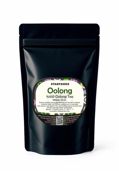 Oolong Çayı %100 Saf 76 Gr. Oolong Yeşilçay Pure Oolong Tea ürün görseli 1
