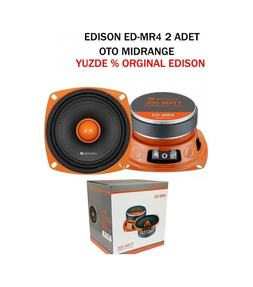 Edison Ed-Mr4 Profesyonel 10Cm Midrange Hoparlör 300Wat ürün görseli 1