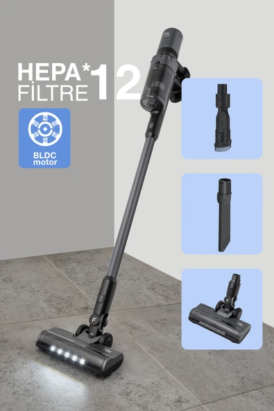 Fakir Shadow 7016 Kablosuz Şarjlı Elektrikli Süpürge ürün görseli 1