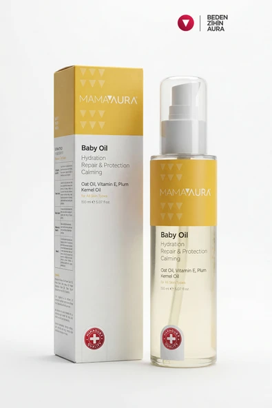 MAMAAURA Bebek Bakım Yağı - Baby Oil 150 ml ürün görseli 1