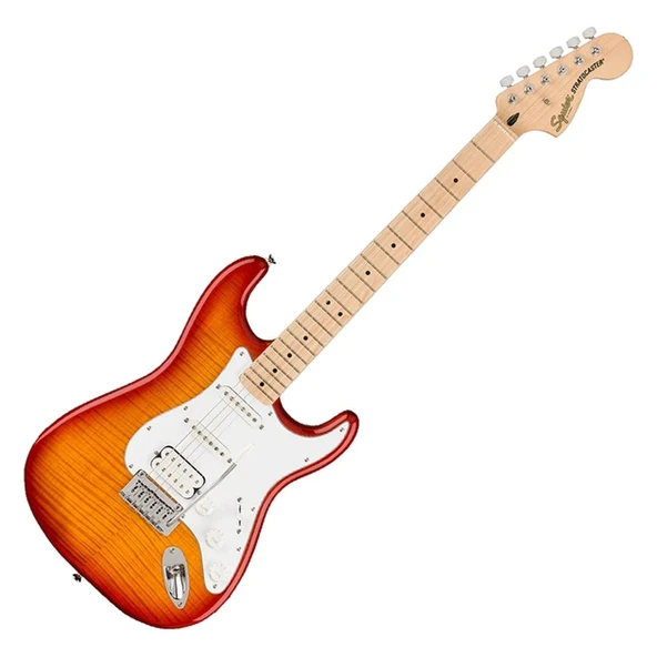Squier Affinity Stratocaster FMT HSS Akçaağaç Klavye Sienna Sunburst Elektro Gitar ürün görseli 1