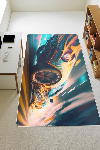 Modern Dijital Baskı Kaymaz Taban Çocuk ve Genç Odası Halısı H0301 RENKLİ 160 X 230 ürün görseli 1