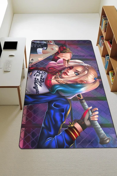 Modern Dijital Baskı Kaymaz Taban Çocuk ve Genç Odası Halısı H0522 RENKLİ 80 X 150 ürün görseli 1