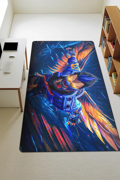 Modern Dijital Baskı Kaymaz Taban Çocuk ve Genç Odası Halısı H0497 RENKLİ 80 X 150 ürün görseli 1