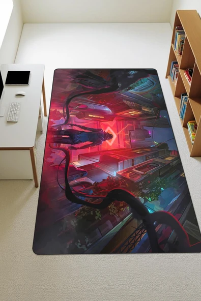 Modern Dijital Baskı Kaymaz Taban Çocuk ve Genç Odası Halısı H0490 RENKLİ 80 X 200 ürün görseli 1