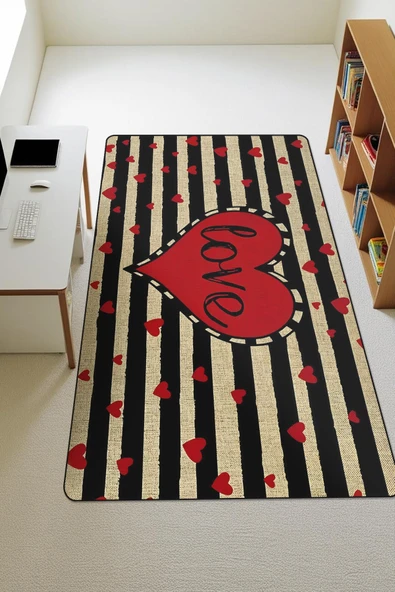 Modern Dijital Baskı Kaymaz Taban Çocuk ve Genç Odası Halısı H0251 RENKLİ 160 X 230 ürün görseli 1