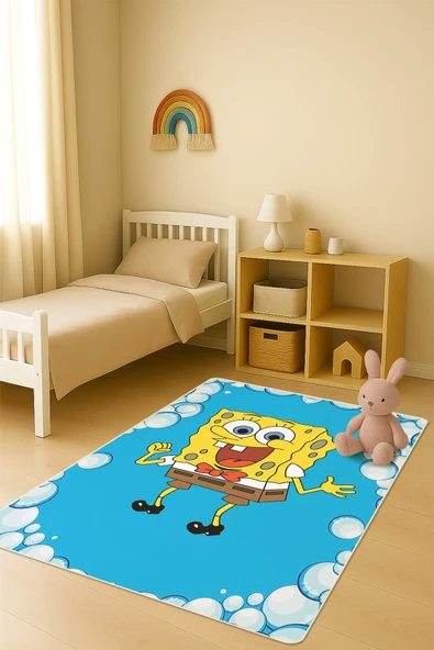 Modern Dijital Baskı Kaymaz Taban Çocuk ve Genç Odası Halısı H0471 RENKLİ 80 X 200 ürün görseli 1