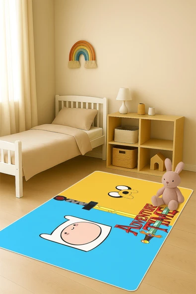Modern Dijital Baskı Kaymaz Taban Çocuk ve Genç Odası Halısı H0550 RENKLİ 160 X 230 ürün görseli 1