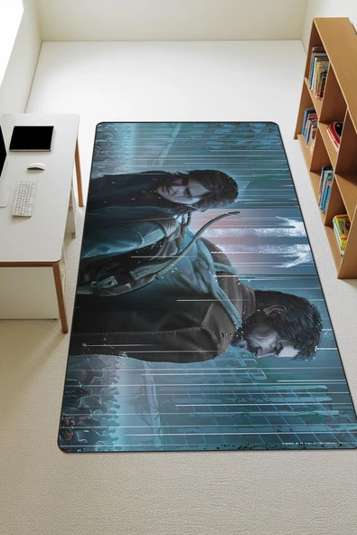 Modern Dijital Baskı Kaymaz Taban Çocuk ve Genç Odası Halısı H0531 RENKLİ 100 X 300 ürün görseli 1