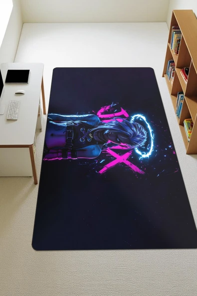 Modern Dijital Baskı Kaymaz Taban Çocuk ve Genç Odası Halısı H0509 RENKLİ 100 X 200 ürün görseli 1