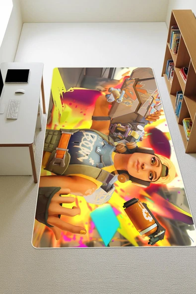 Modern Dijital Baskı Kaymaz Taban Çocuk ve Genç Odası Halısı H0487 RENKLİ 140 X 200 ürün görseli 1