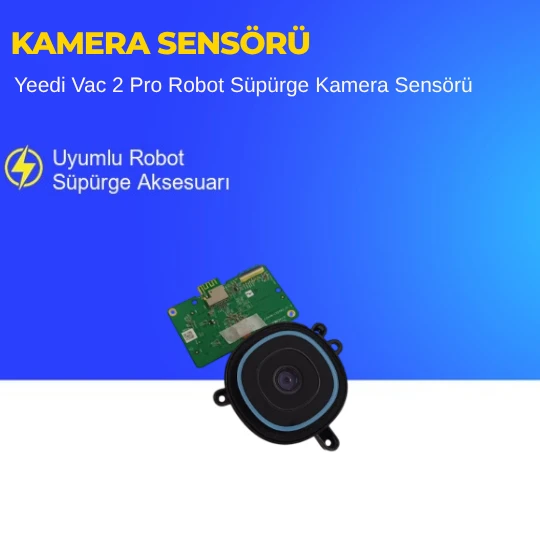 Yeedi Vac 2 Pro Robot Süpürge Kamera Sensörü ürün görseli 1