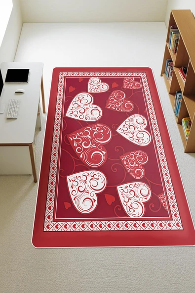 Modern Dijital Baskı Kaymaz Taban Çocuk ve Genç Odası Halısı H0253 RENKLİ 80 X 300 ürün görseli 1