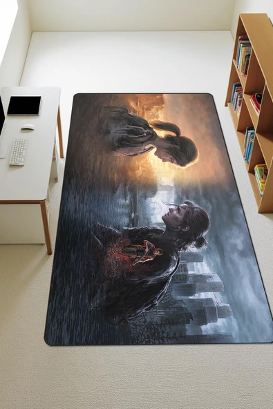 Modern Dijital Baskı Kaymaz Taban Çocuk ve Genç Odası Halısı H0443 RENKLİ 120 X 180 ürün görseli 1