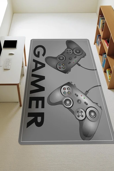Modern Dijital Baskı Kaymaz Taban Çocuk ve Genç Odası Halısı H0506 RENKLİ 180 X 280 ürün görseli 1