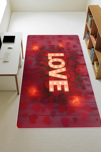 Modern Dijital Baskı Kaymaz Taban Çocuk ve Genç Odası Halısı H0244 RENKLİ 180 X 280 ürün görseli 1