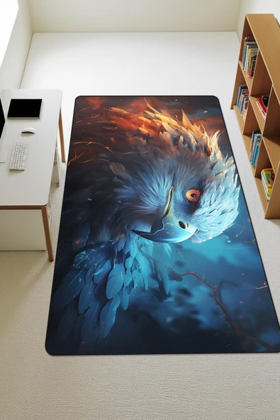 Modern Dijital Baskı Kaymaz Taban Çocuk ve Genç Odası Halısı H0144 RENKLİ 180 X 280 ürün görseli 1