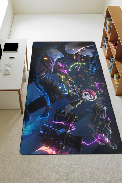 Modern Dijital Baskı Kaymaz Taban Çocuk ve Genç Odası Halısı H0482 RENKLİ 100 X 200 ürün görseli 1