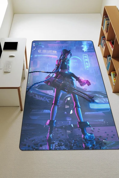 Modern Dijital Baskı Kaymaz Taban Çocuk ve Genç Odası Halısı H0476 RENKLİ 100 X 200 ürün görseli 1