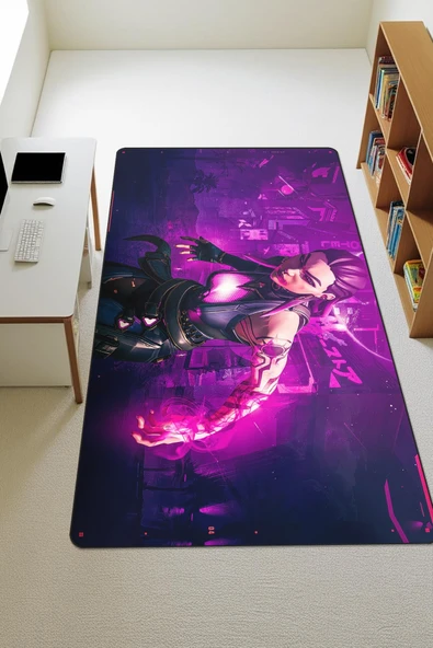 Modern Dijital Baskı Kaymaz Taban Çocuk ve Genç Odası Halısı H0491 RENKLİ 100 X 300 ürün görseli 1
