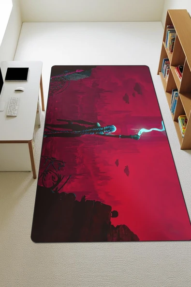 Modern Dijital Baskı Kaymaz Taban Çocuk ve Genç Odası Halısı H0484 RENKLİ 180 X 280 ürün görseli 1
