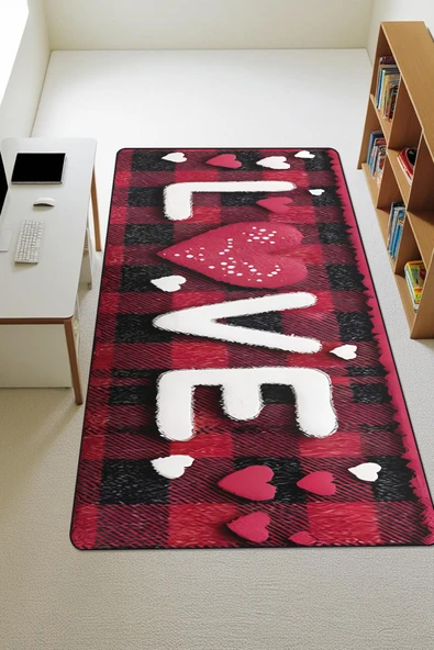 Modern Dijital Baskı Kaymaz Taban Çocuk ve Genç Odası Halısı H0243 RENKLİ 100 X 300 ürün görseli 1