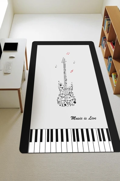 Modern Dijital Baskı Kaymaz Taban Çocuk ve Genç Odası Halısı H0258 RENKLİ 140 X 200 ürün görseli 1