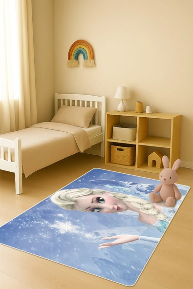 Modern Dijital Baskı Kaymaz Taban Çocuk ve Genç Odası Halısı H0973 RENKLİ 200 X 300 ürün görseli 1