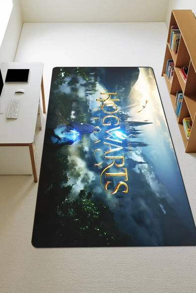 Modern Dijital Baskı Kaymaz Taban Çocuk ve Genç Odası Halısı H0840 RENKLİ 160 X 230 ürün görseli 1